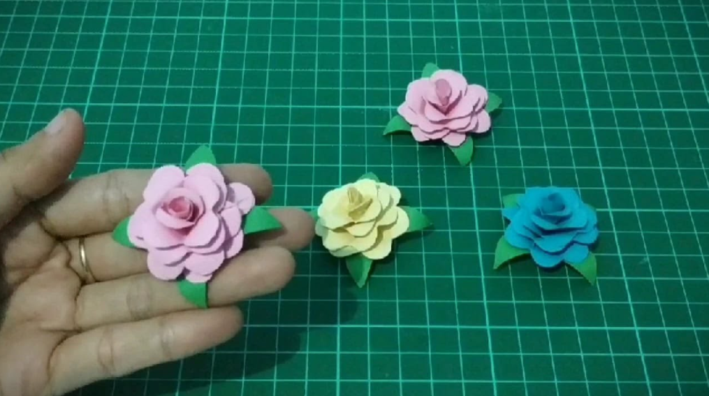Cara membuat bunga kertas krep yang mudah dan cantik